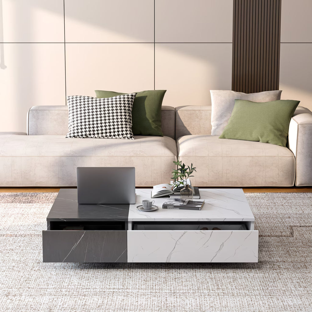 Modern Two Tone Coffee Table