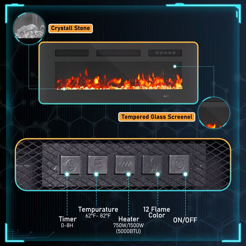 LED Fireplace TV Stand